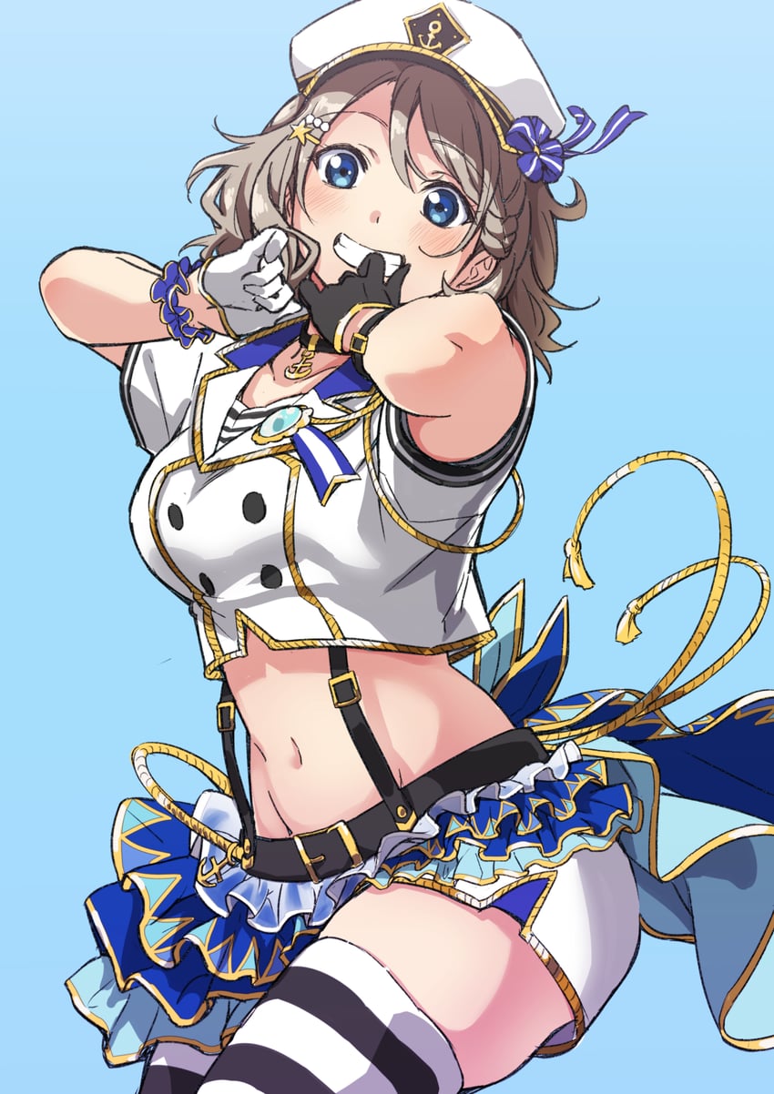 watanabe you (love live! and 1 more) drawn by yuuki_(nijiiro_palette)