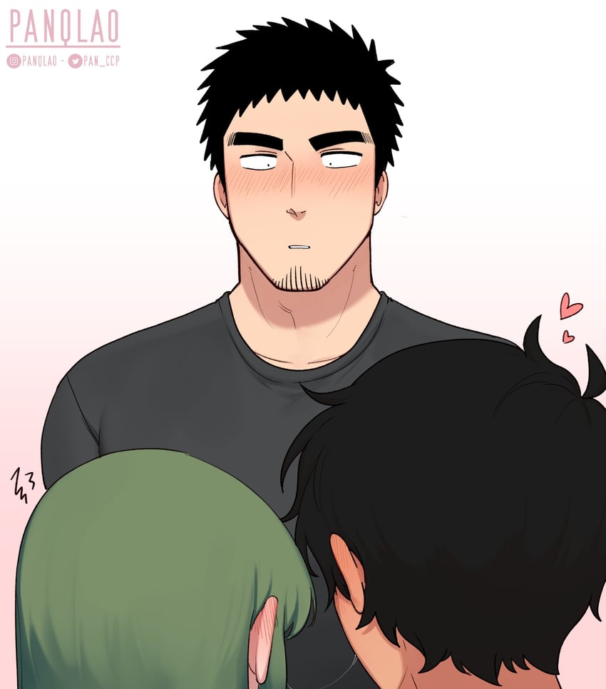 igarashi futaba, takeda harumi, and kurobe natsumi (senpai ga uzai kouhai no hanashi) drawn by panqlao