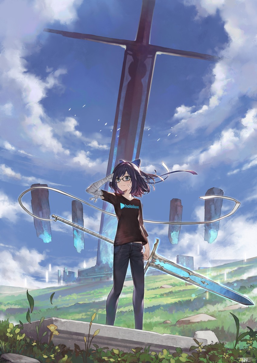 a-chan (hololive and 1 more) drawn by jun_wei
