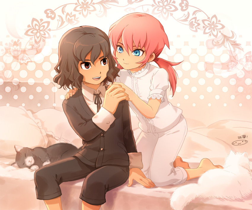 kirino ranmaru and shindou takuto (inazuma eleven and 1 more) drawn by mizuhara_aki