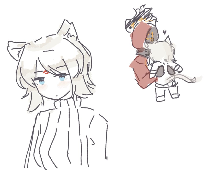 faust and dante (project moon and 1 more) drawn by mirrordmjm