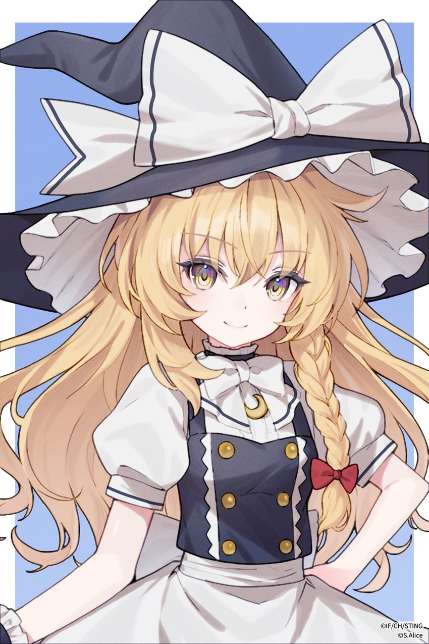 kirisame marisa (touhou and 1 more) drawn by hirano_katsuyuki and wanko_sora