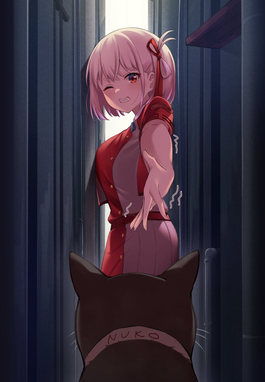 nishikigi chisato (lycoris recoil) drawn by pizza_(pizzania_company)
