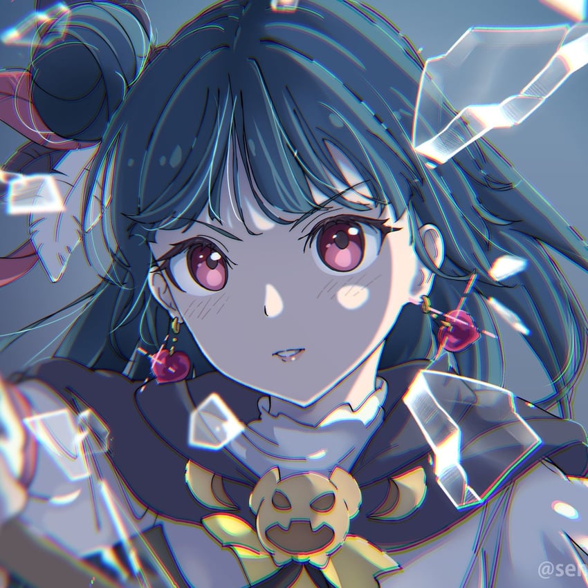 tsushima yoshiko and yohane (love live! and 2 more) drawn by sen_yousoro