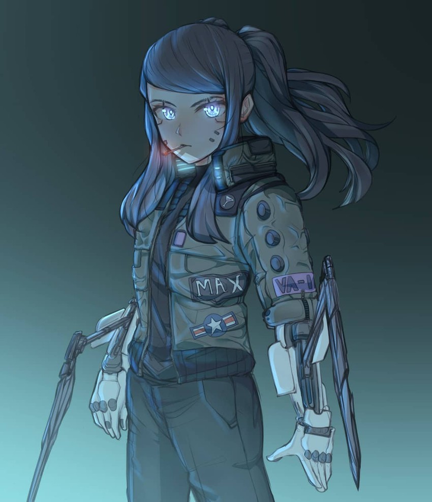 jill stingray (cyberpunk and 2 more) drawn by kaicchi