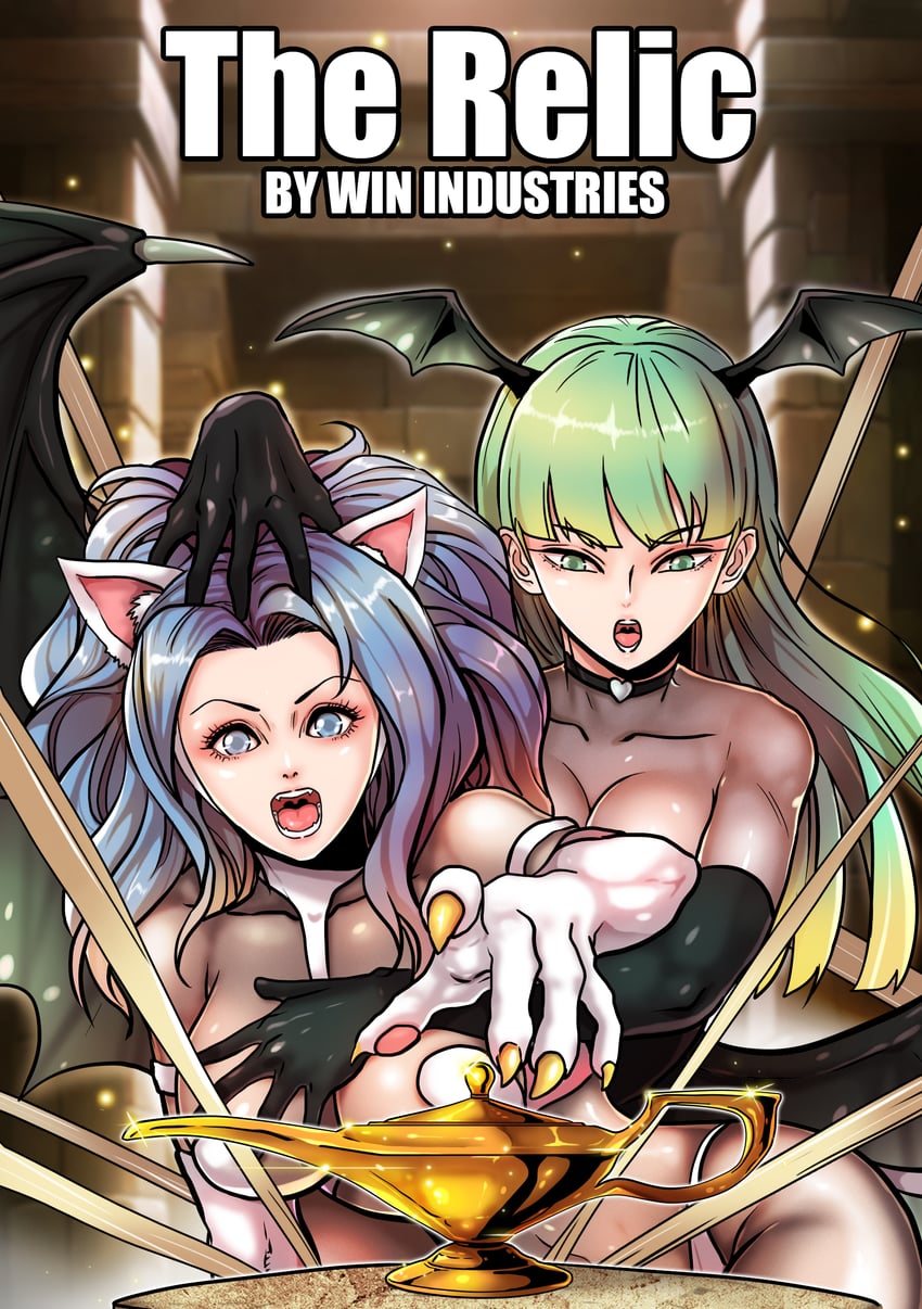 morrigan aensland and felicia (darkstalkers) drawn by voreprank
