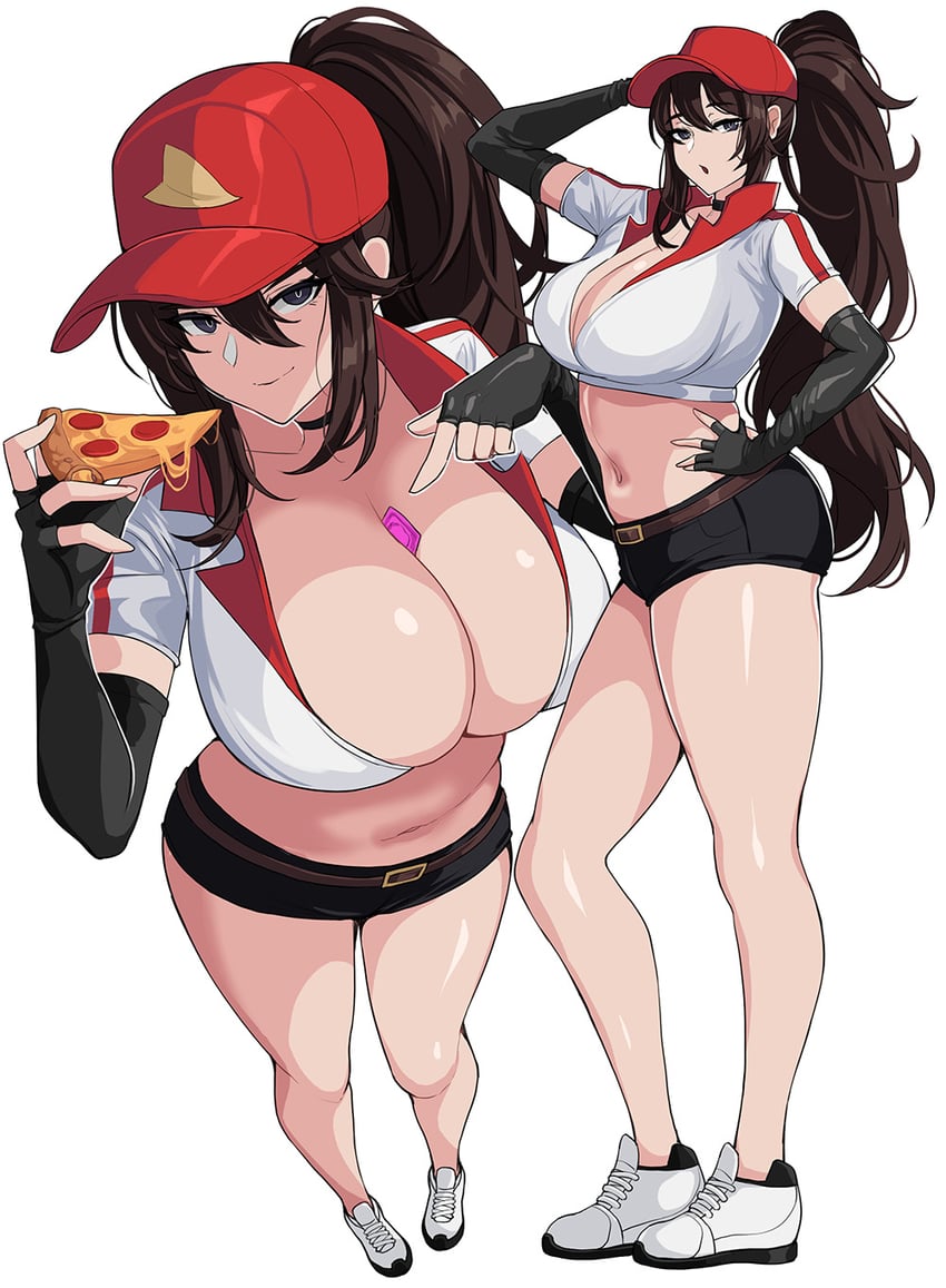 sivir and pizza delivery sivir (league of legends) drawn by hella_p