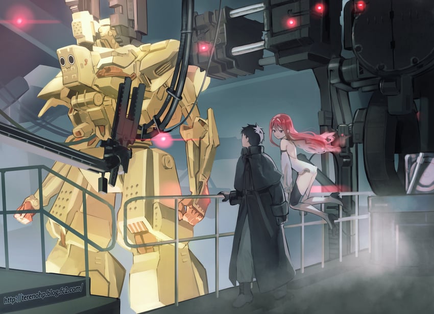 621, ayre, and macaroni (armored core and 2 more) drawn by tere