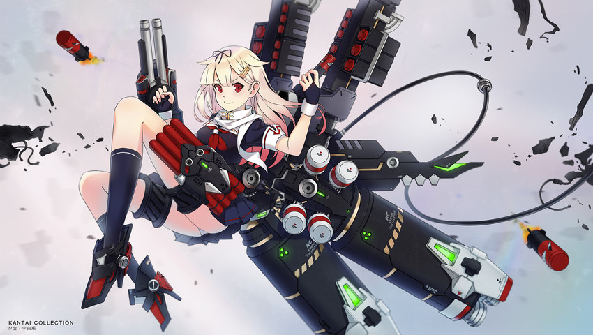 yuudachi and yuudachi kai ni (kantai collection and 2 more) drawn by felix_(felix901123)