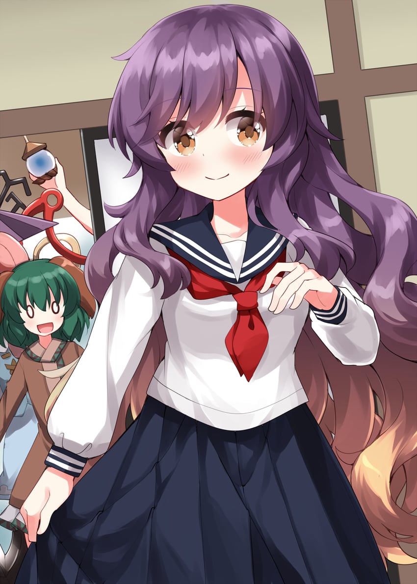 tatara kogasa, nazrin, hijiri byakuren, houjuu nue, toramaru shou, and 1 more (touhou) drawn by ruu_(tksymkw)