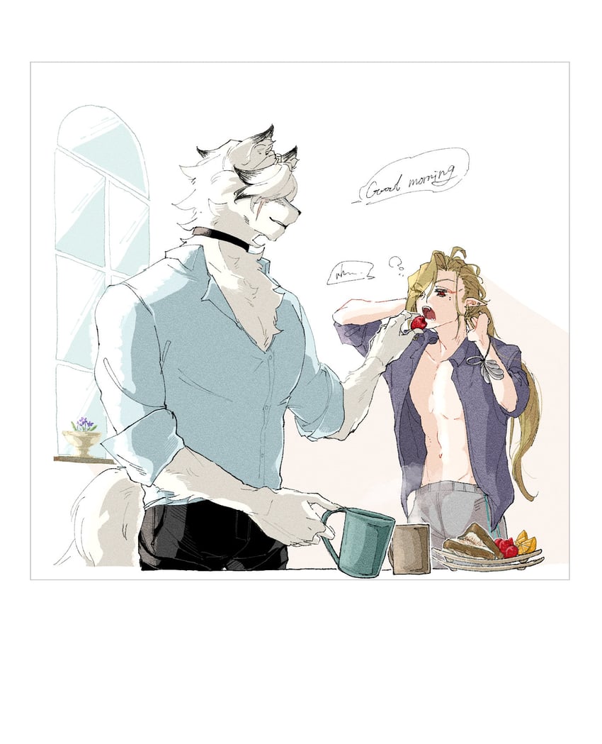 von lycaon and hugo vlad (zenless zone zero) drawn by onozzz888