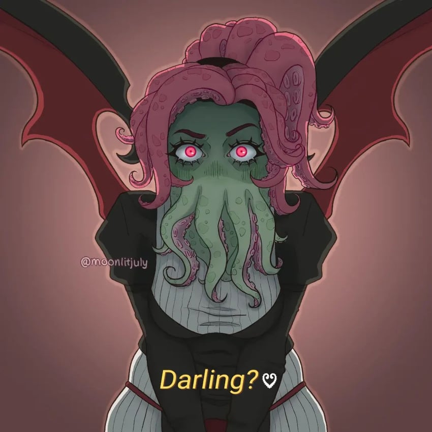 ln'eta (cthulhu mythos and 1 more) drawn by moonlitjuly