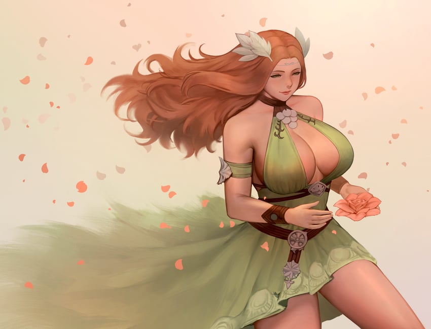 nophica (final fantasy and 1 more) drawn by quest_r