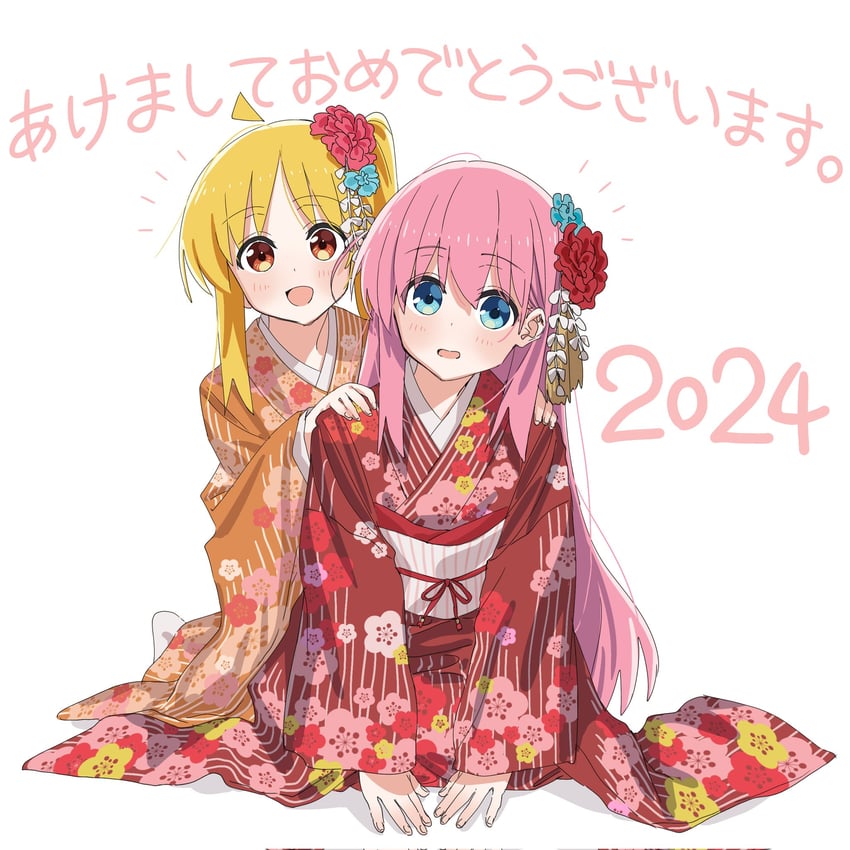 gotoh hitori and ijichi nijika (bocchi the rock!) drawn by to9_722