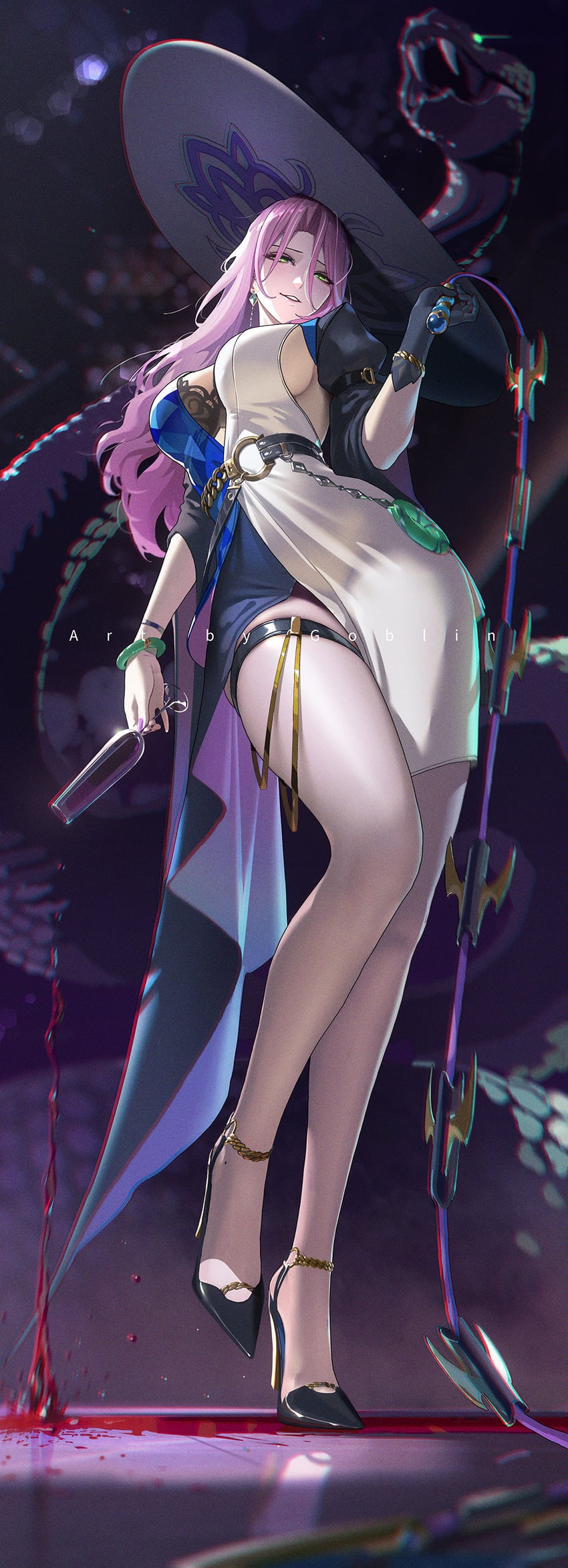 jade (honkai and 1 more) drawn by mr_goblin
