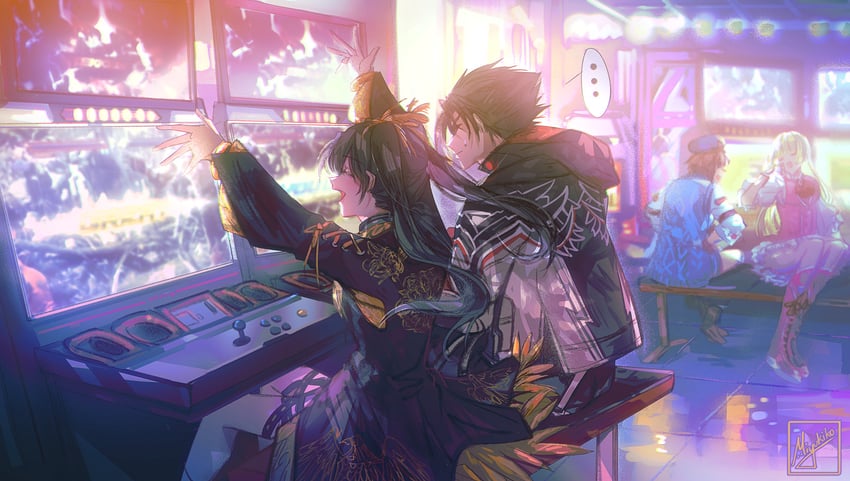 kazama asuka, lili, kazama jin, and ling xiaoyu (tekken and 2 more) drawn by miyukiko