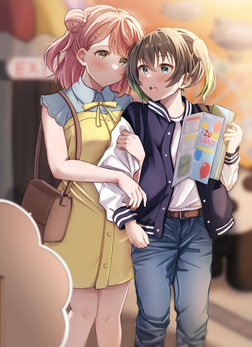 uehara ayumu and takasaki yu (love live! and 1 more) drawn by e_atkenedm