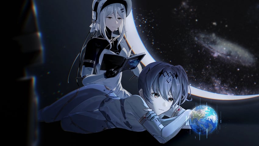 nanami, nanami: starfarer, haicma, and haicma: starveil (punishing: gray raven) drawn by zhou_huan_(dgpe2833)