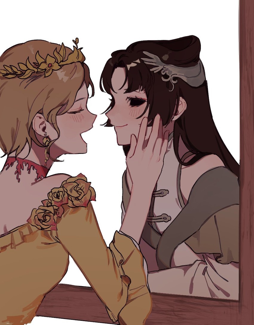 michiko and mary (identity v) drawn by yp_(pypy_5_)
