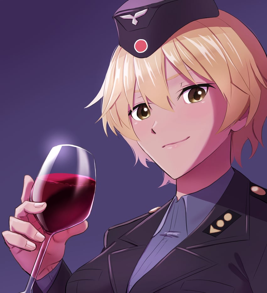waltrud krupinski (world witches series and 1 more) drawn by hasegawa_(hase_popopo)
