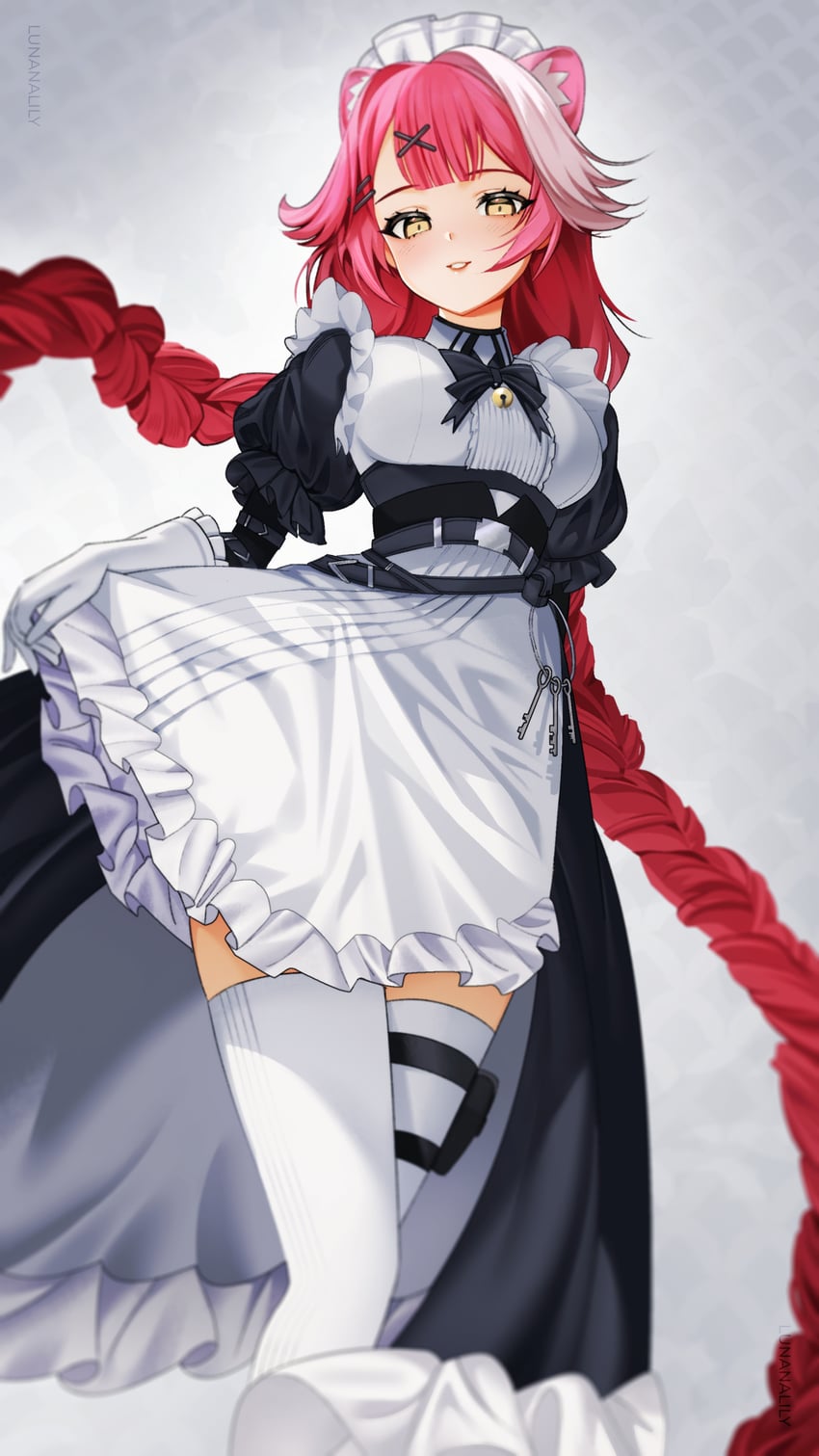 raora panthera (hololive and 1 more) drawn by lu_nana_lily