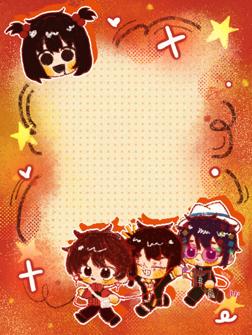 ziche fuzhao, li yuting, huai yunqing, and huai huizhi (touqi guaitan) drawn by caomeijiaolanmei
