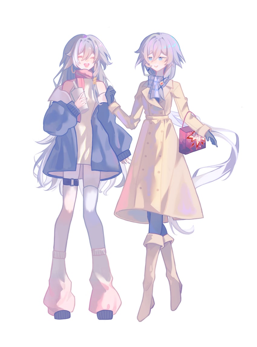 fu hua and herrscher of sentience (honkai and 1 more) drawn by maria44973