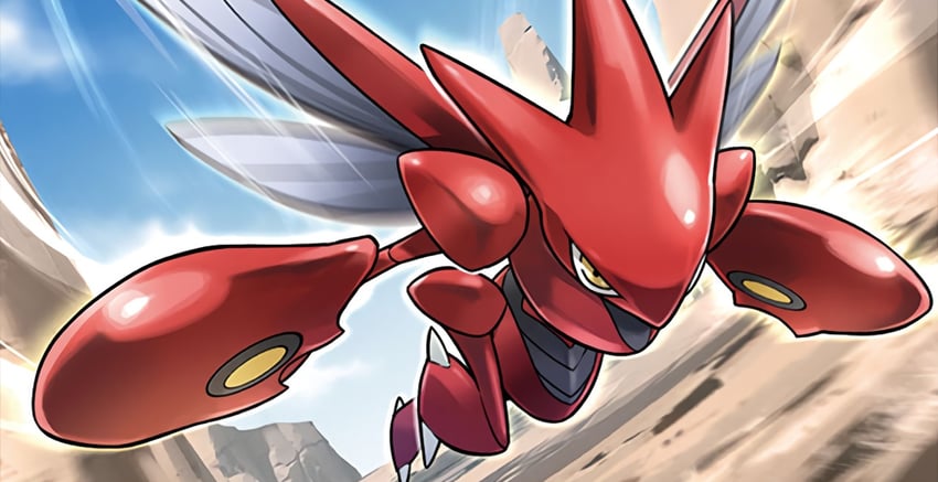 scizor (pokemon and 1 more) drawn by fuse_ryuuta
