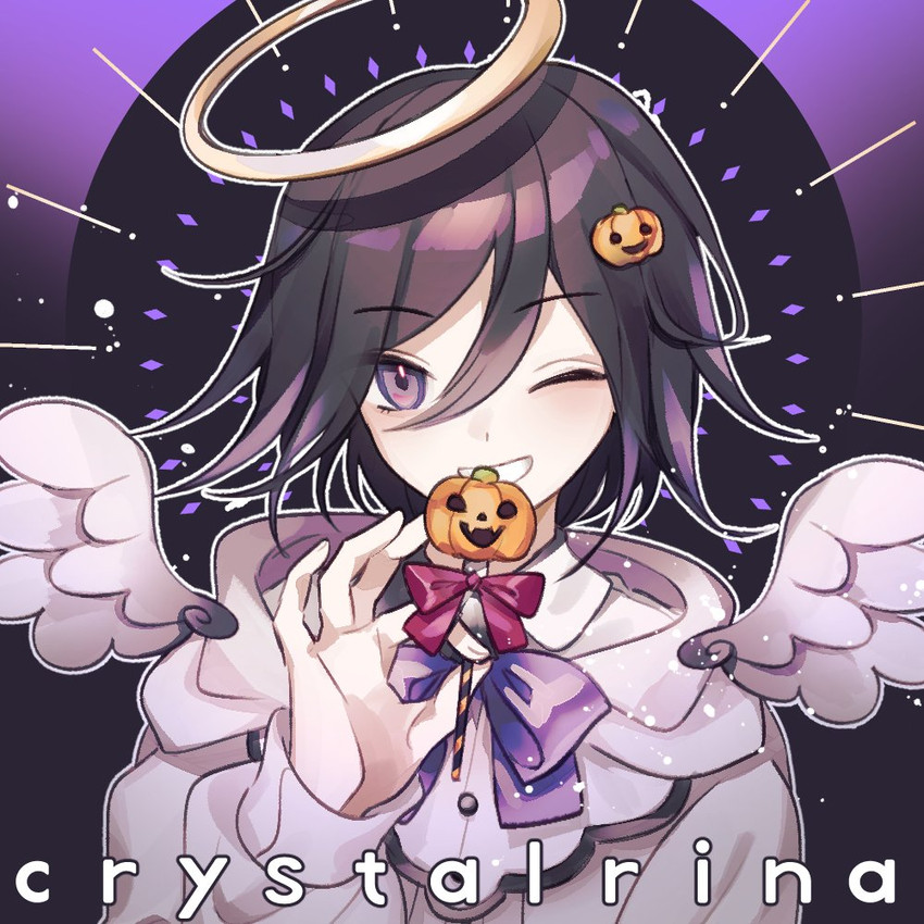 oma kokichi (danganronpa and 1 more) drawn by rina_(crystalrina)