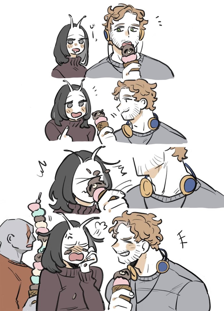 peter quill, mantis, and drax the destroyer (marvel and 2 more) drawn by nahnohk
