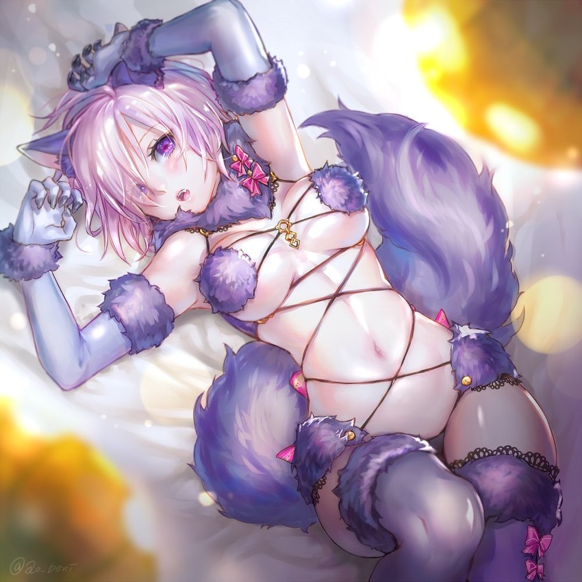 mash kyrielight (fate and 1 more) drawn by ao+beni