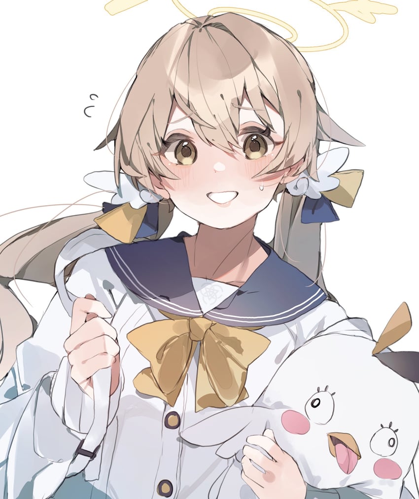 hifumi and peroro (blue archive) drawn by higa_(gominami)
