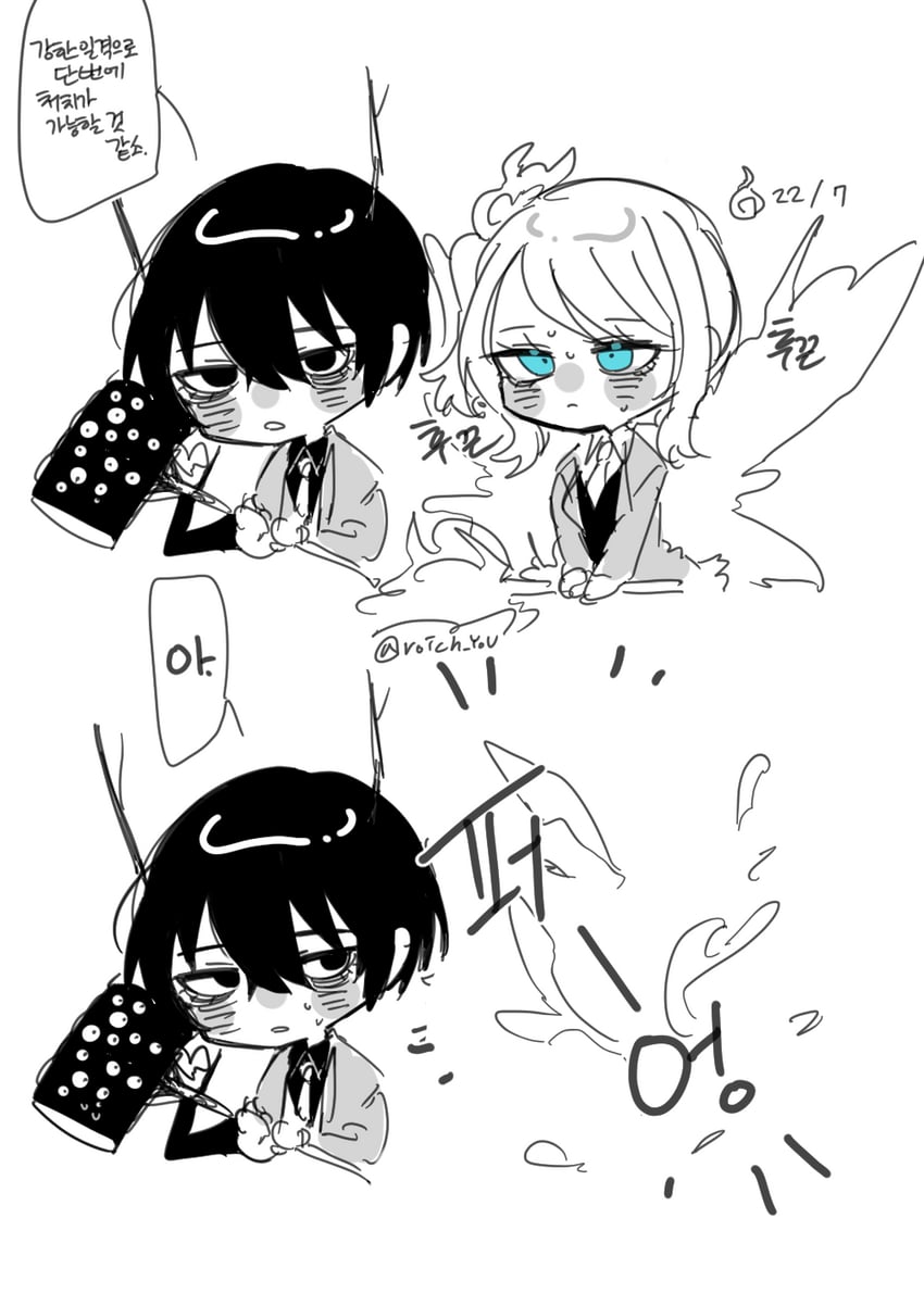faust and yi sang (project moon and 1 more) drawn by pmchell_04