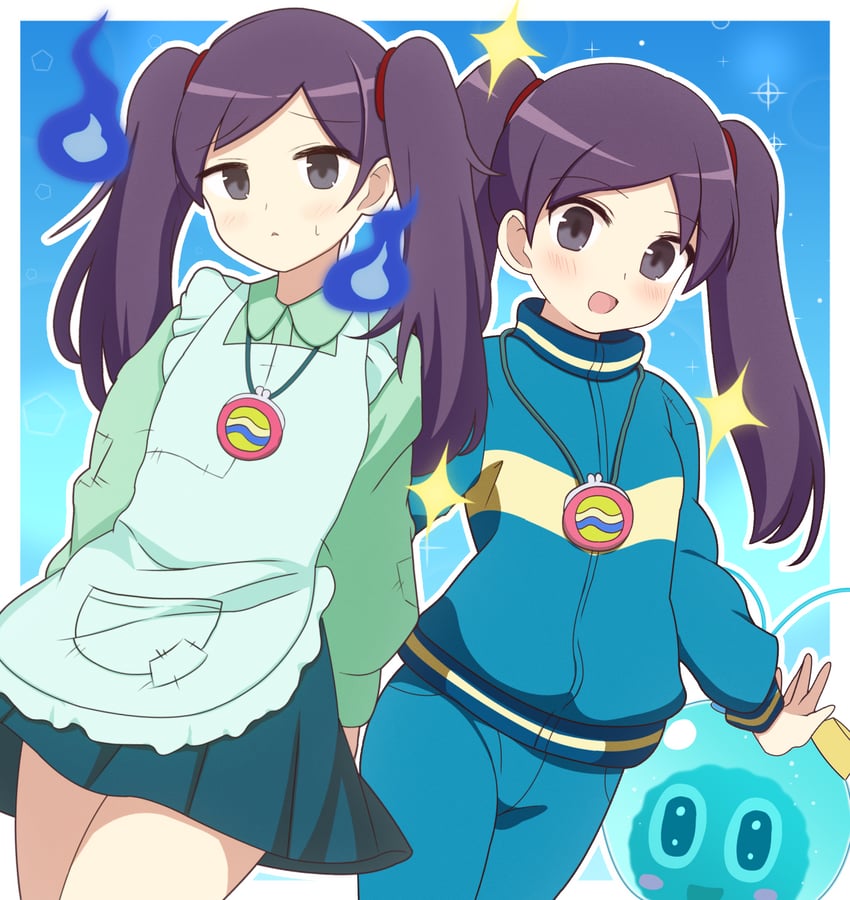 shuko kido and aquaman.exe (mega man and 3 more) drawn by curakuru