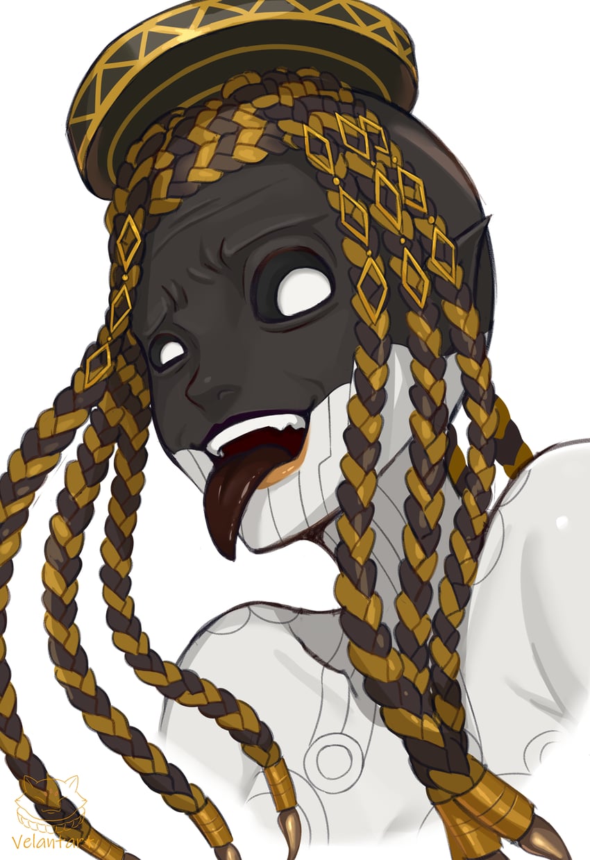 eisheth zenunim (shin megami tensei and 2 more) drawn by velantart