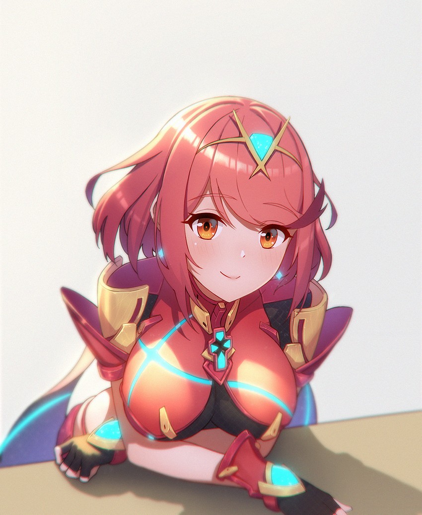 pyra (xenoblade chronicles and 1 more) drawn by navekaw