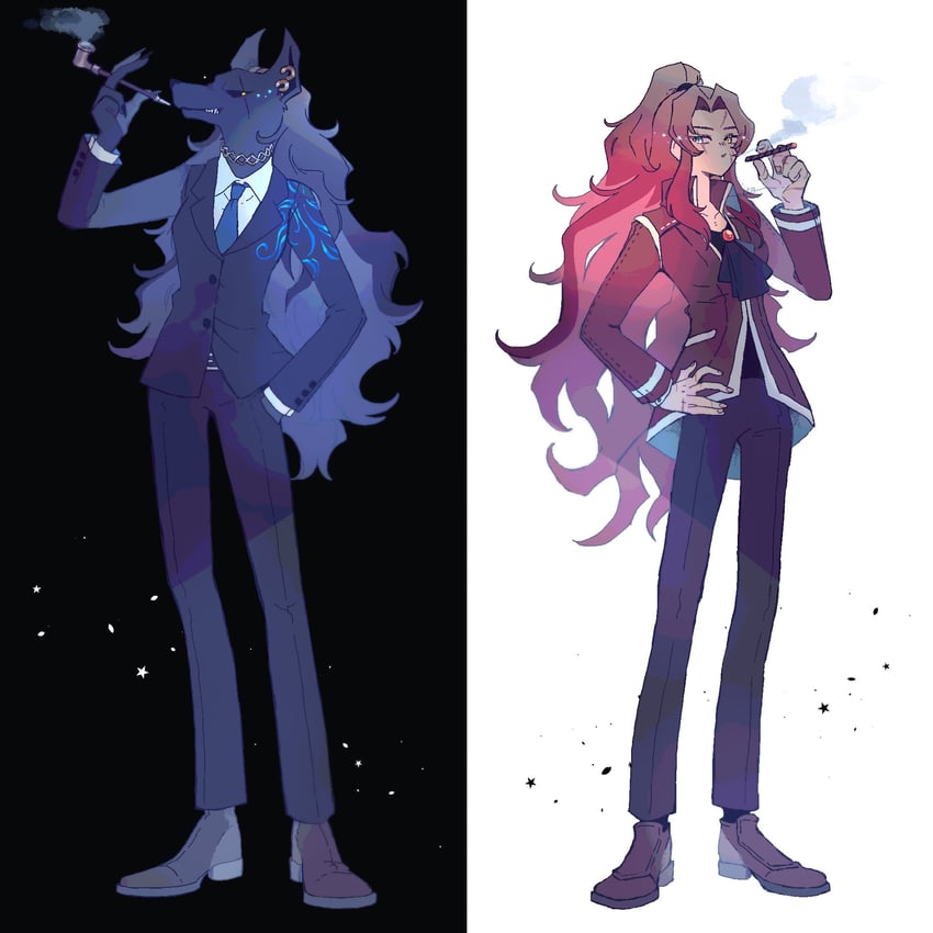 gebura and tanya (project moon and 1 more) drawn by nito