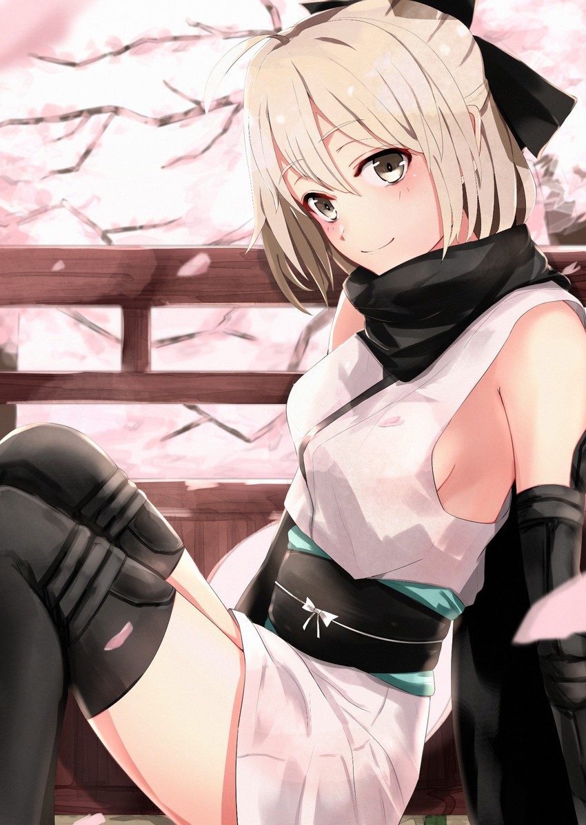 okita souji (fate and 1 more) drawn by ka1se1