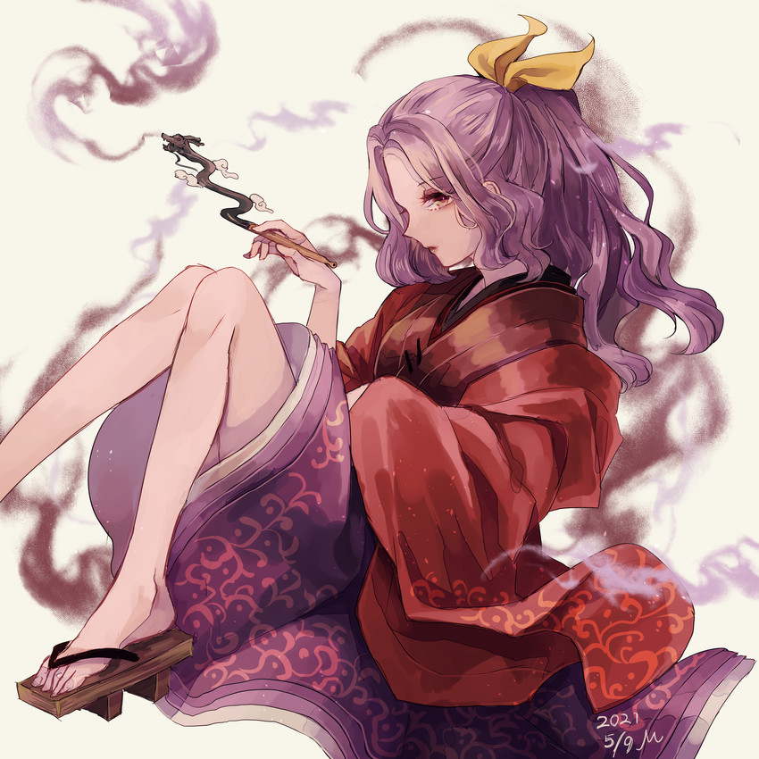 komakusa sannyo (touhou and 1 more) drawn by m_(neteitai10)