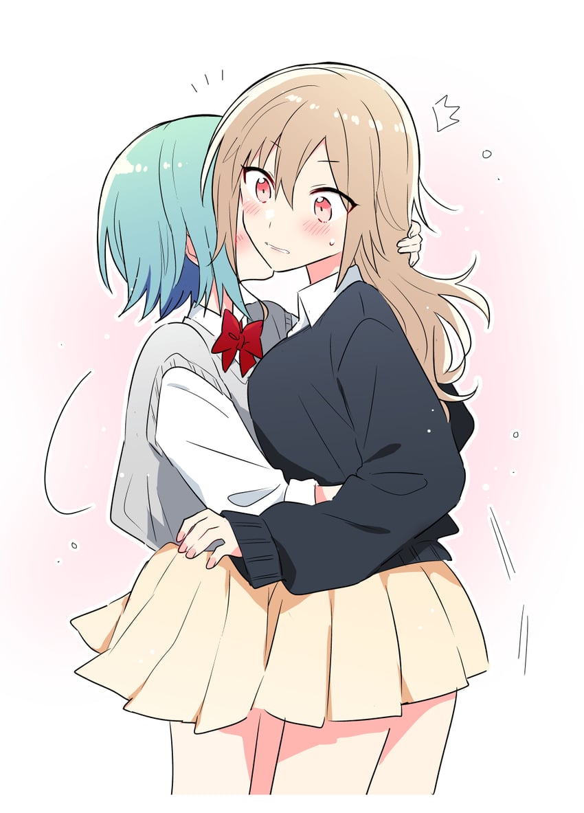 makita yuzu and ikoma minami (doushitara osananajimi no kanojo ni naremasu ka!?) drawn by yasaka_syu