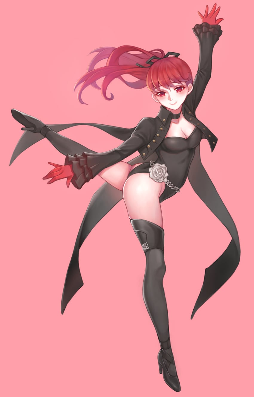 yoshizawa kasumi (persona and 2 more) drawn by clanney