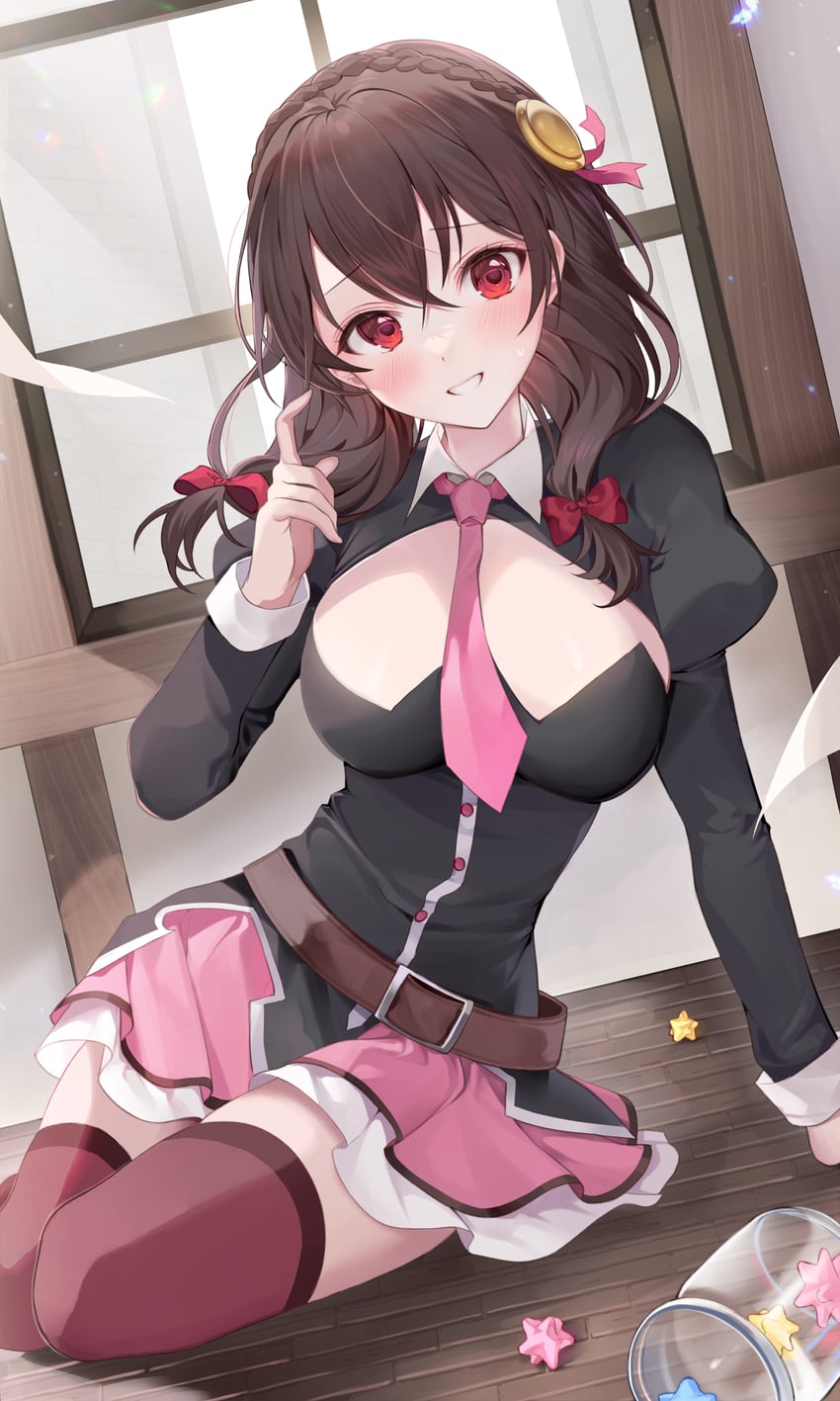 yunyun (kono subarashii sekai ni shukufuku wo!) drawn by ion_(on01e)