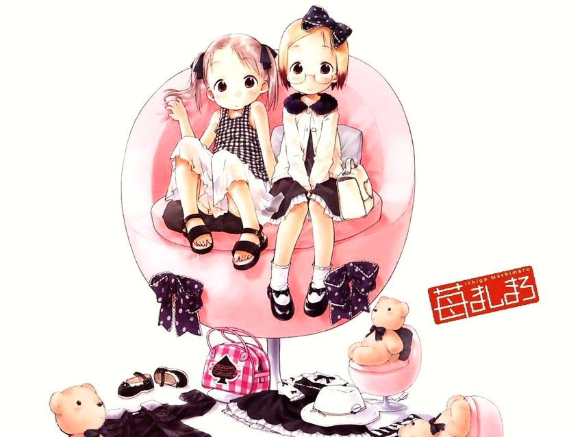 matsuoka miu and sakuragi matsuri (ichigo mashimaro) drawn by barasui