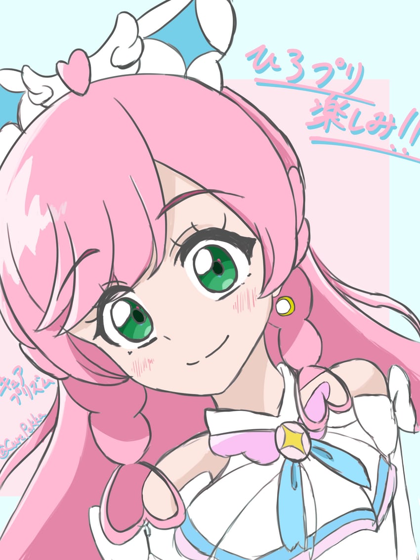 nijigaoka mashiro and cure prism (precure and 1 more) drawn by user_wwex4788