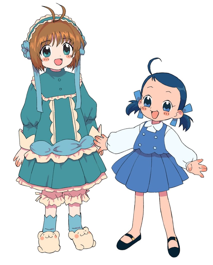 kinomoto sakura and senoo aiko (cardcaptor sakura and 1 more) drawn by gan2