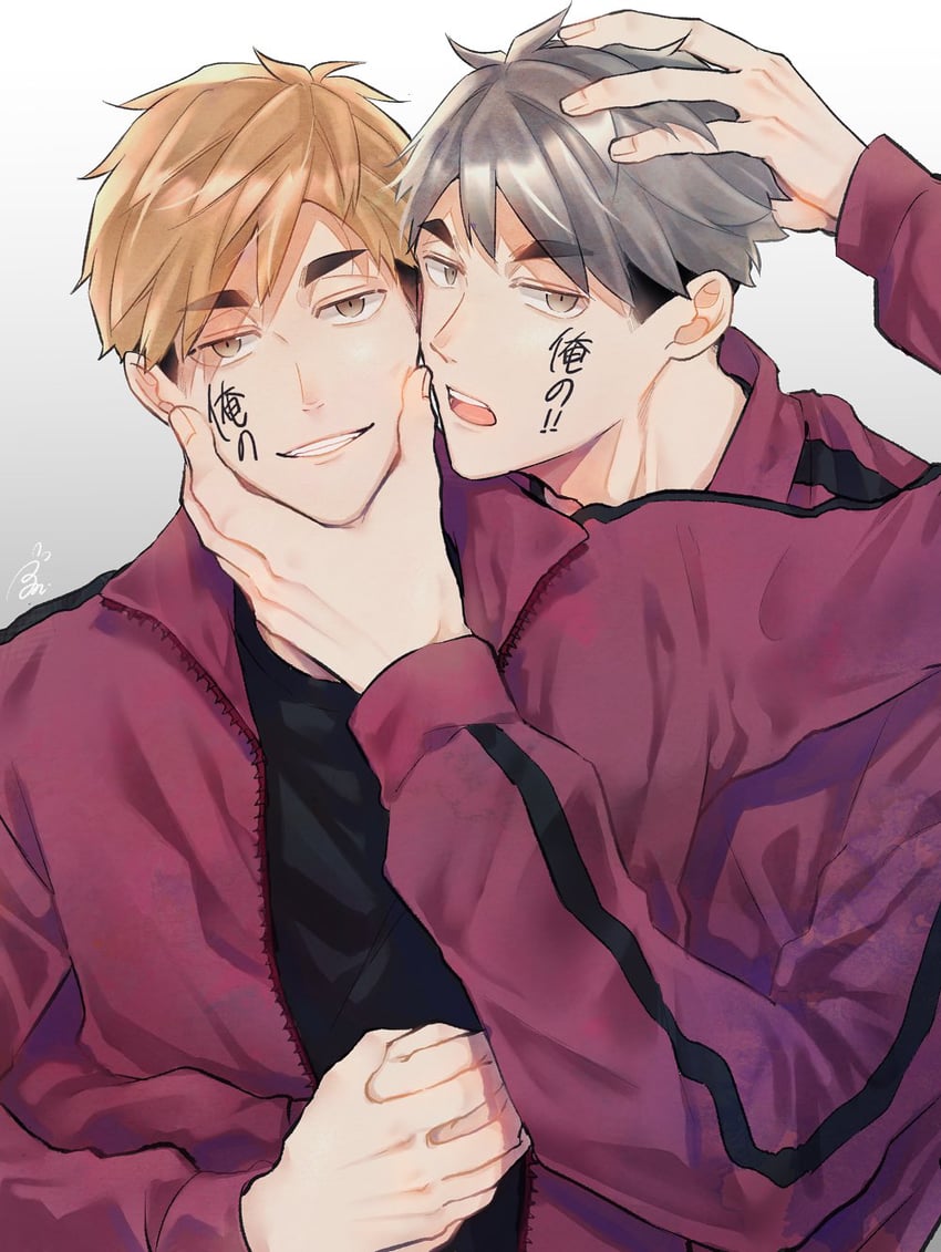 miya atsumu and miya osamu (haikyuu!!) drawn by skmw_0