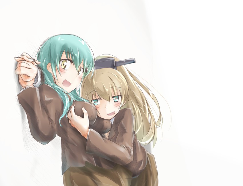 suzuya and kumano (kantai collection) drawn by rinrin_(927413)