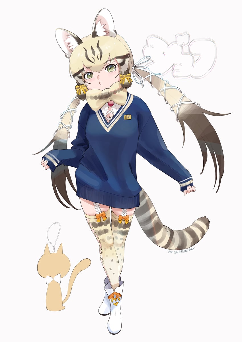 geoffroy's cat (kemono friends and 1 more) drawn by beleven