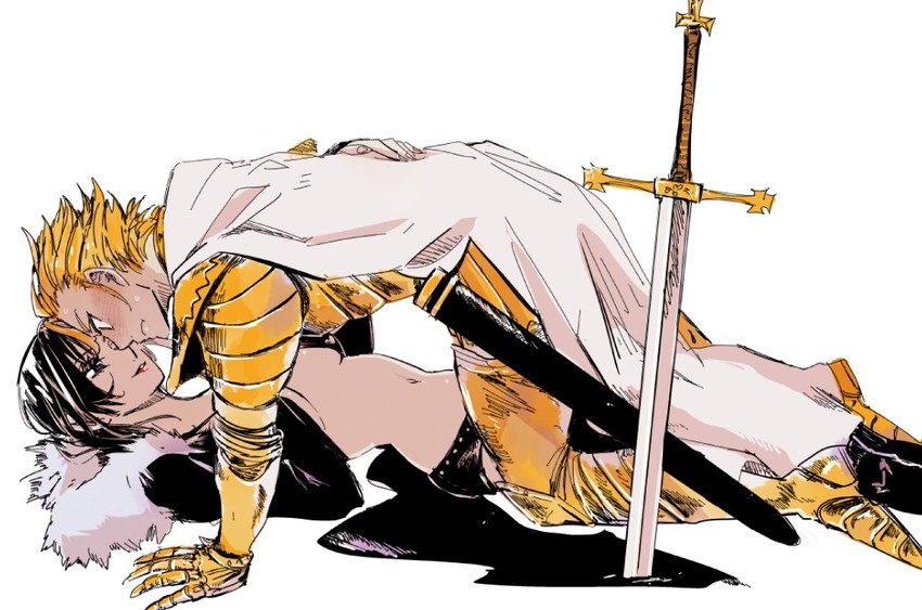 merlin and arthur pendragon (nanatsu no taizai) drawn by suzuen