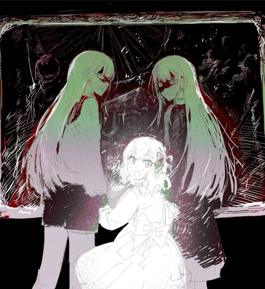 togawa sakiko, wakaba mutsumi, and mortis (bang dream! and 1 more) drawn by xiongdi_ni_zhen_de_yao_zheyang_hua_ma